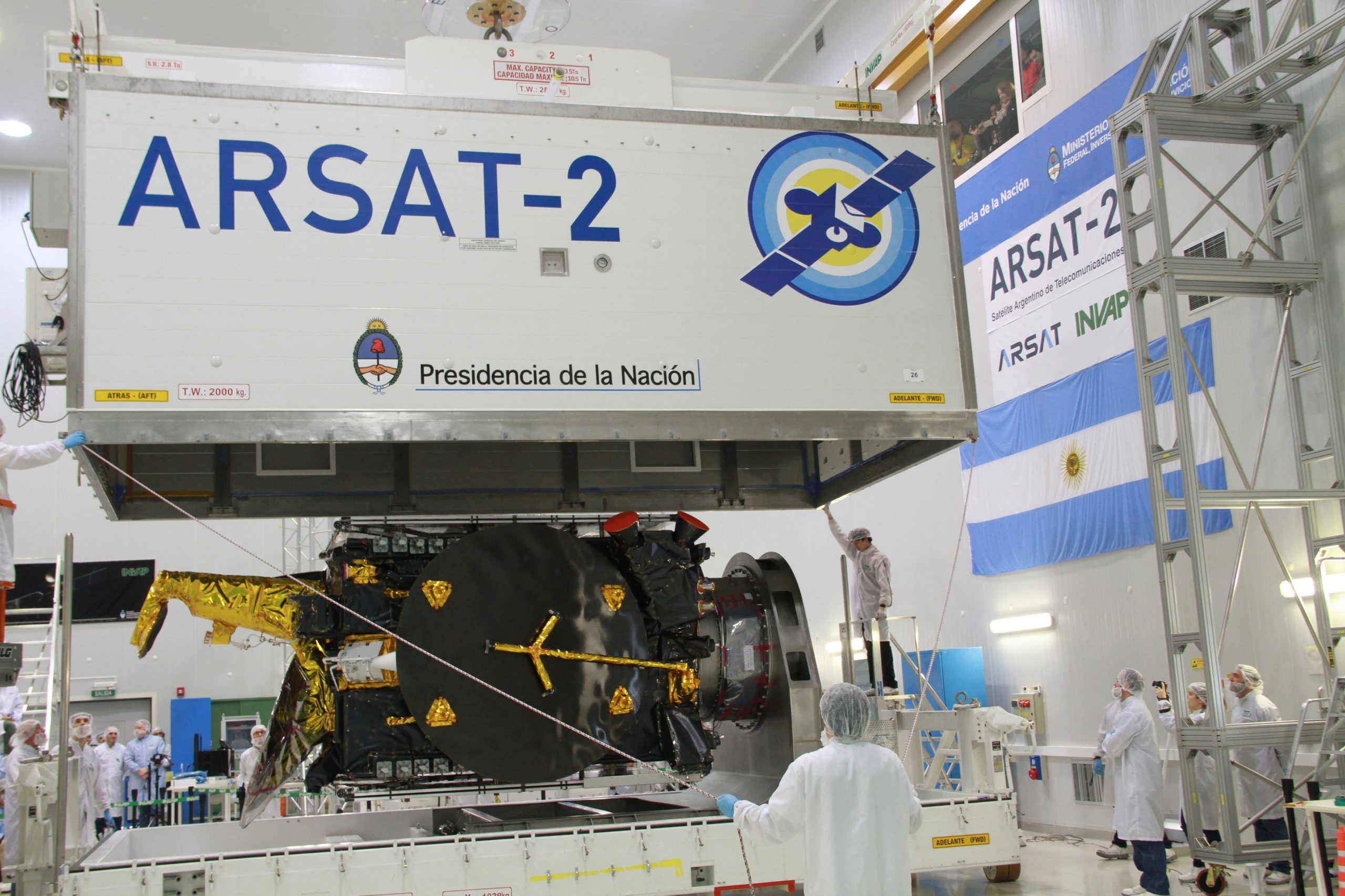 ARSAT-2 podrá comercializar sus servicios en Estados Unidos