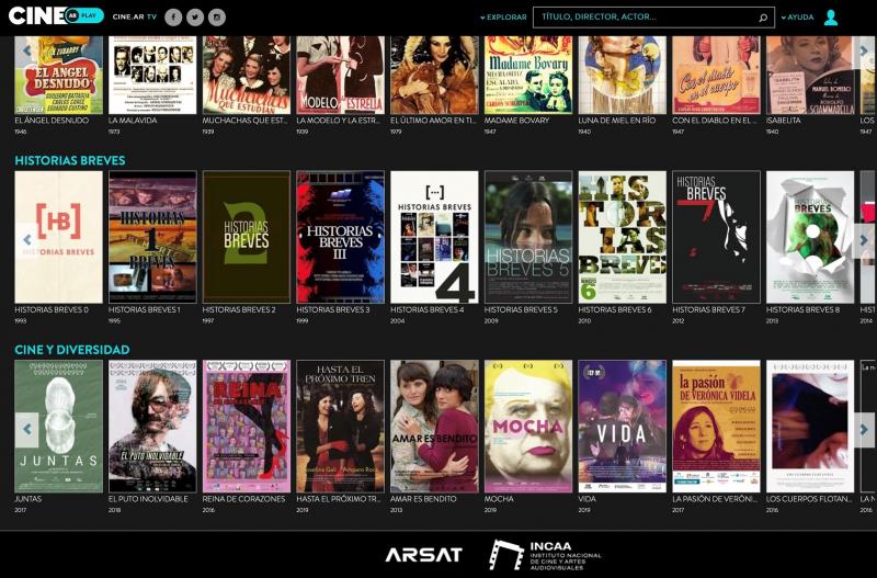CINE.AR PLAY se consolida como una de las revelaciones de este tiempo de pandemia - Arsat : Arsat